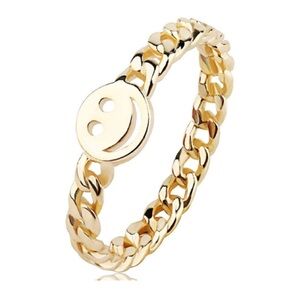 Smiley face ring